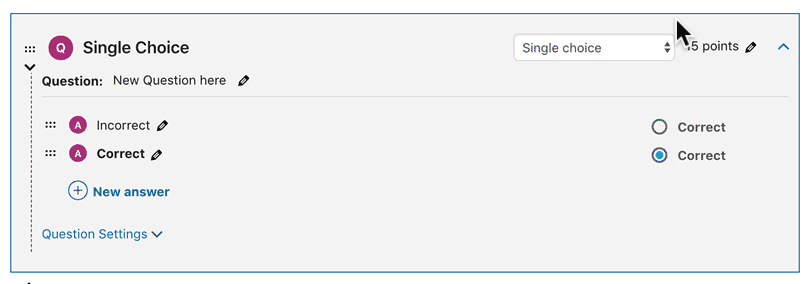 How to edit question type in LearnDash quiz builder