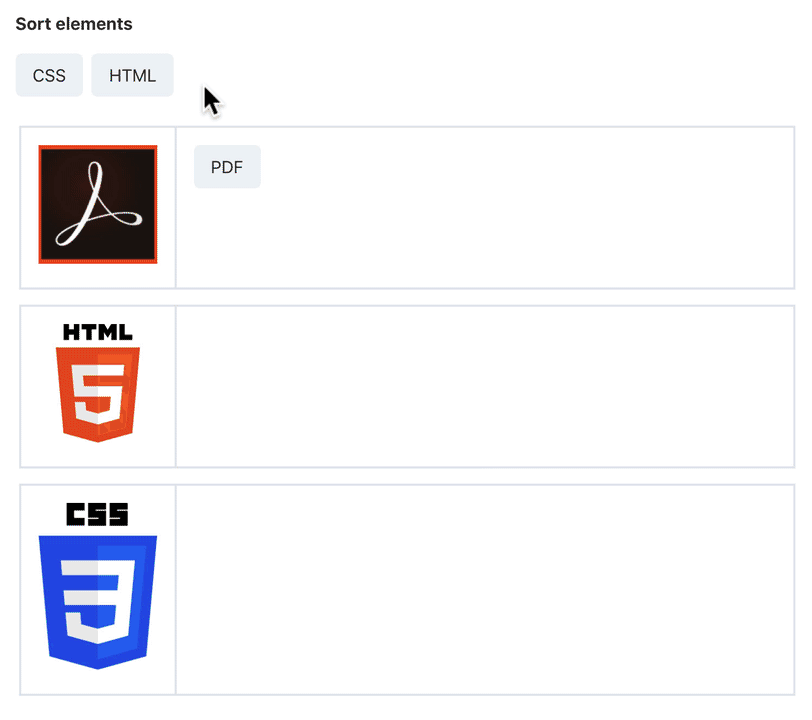 LearnDash matrix sorting choice question, frontend example