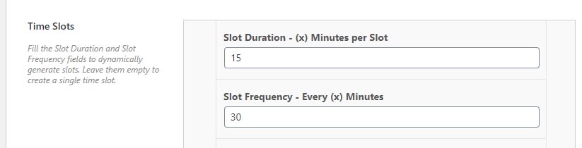 slot duration and frequency