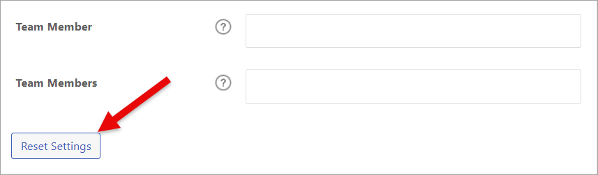 Reset Labels Settings to Default