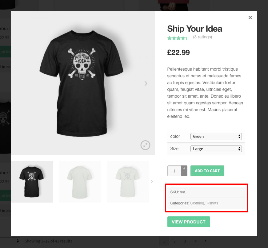 Product meta after price