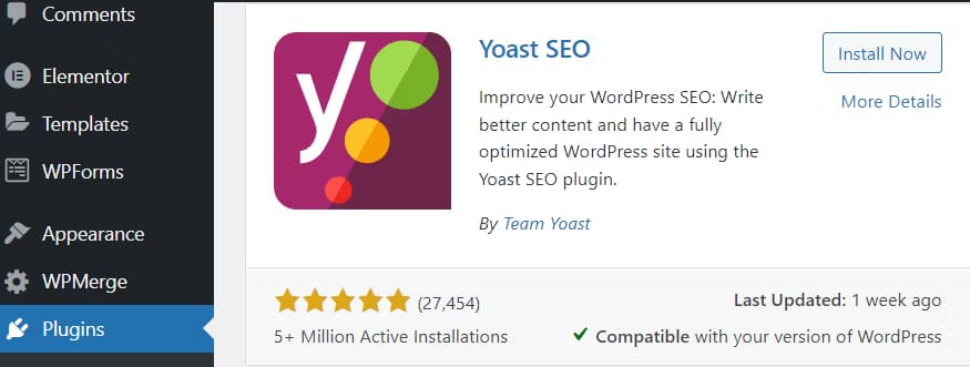 installing yoast for wordpress sitemap