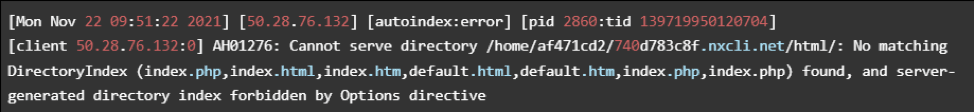 Error logs can reveal the cause of 503 errors.