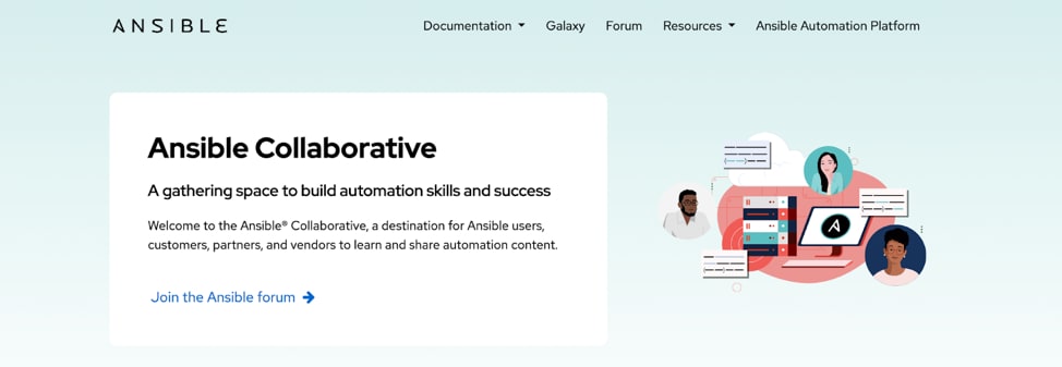 Ansible homepage