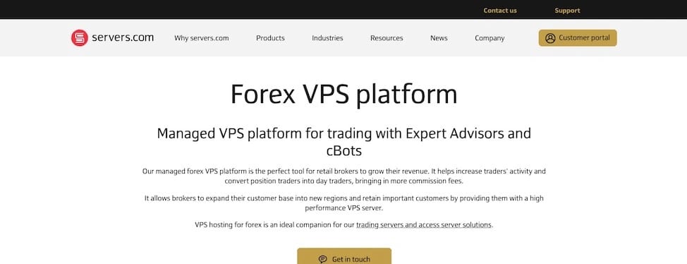forex vps provider servers.com