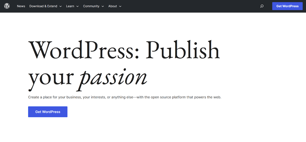 Self-hosted WordPress explained.