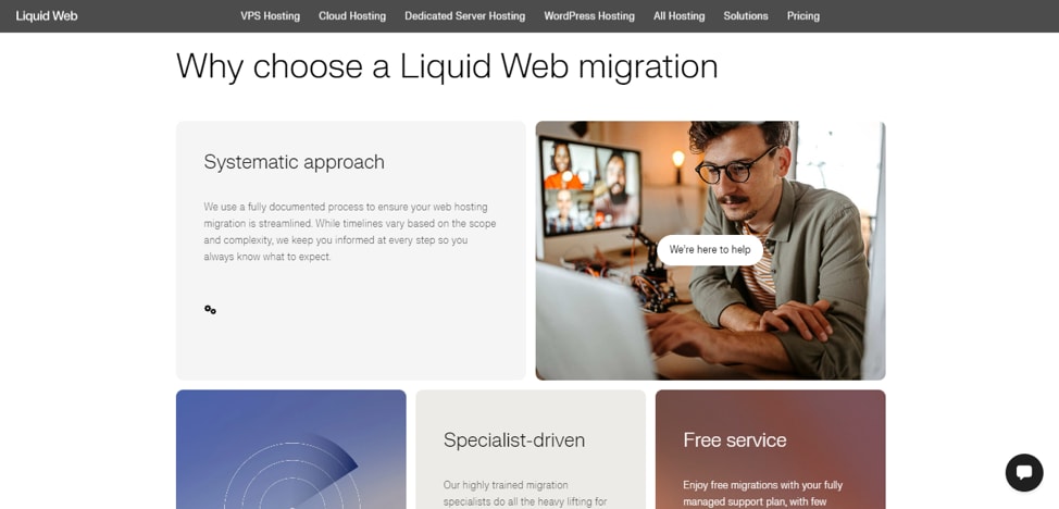 Remove your migration woes with expert assistance from Liquid Web.