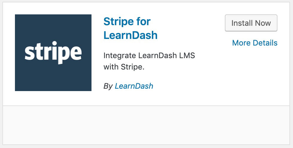 Stripe for LearnDash integration