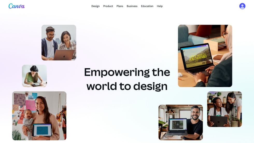 canva about page