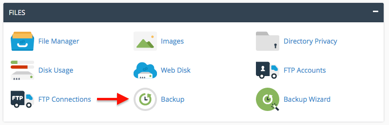 cPanel Backup