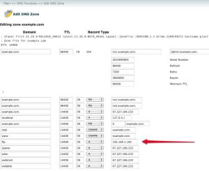 Update the IP address box to show the new address