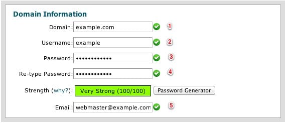 Domain Information