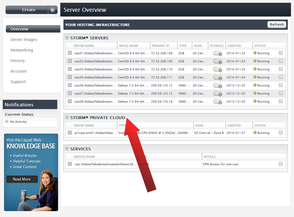 How To Create a Storm Private Cloud Parent - 05