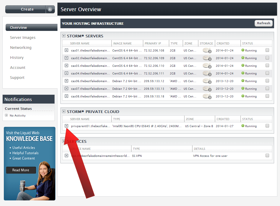 How To Create a Storm Private Cloud Parent - 06