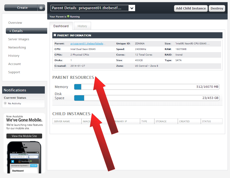 How To Create a Storm Private Cloud Parent - 08