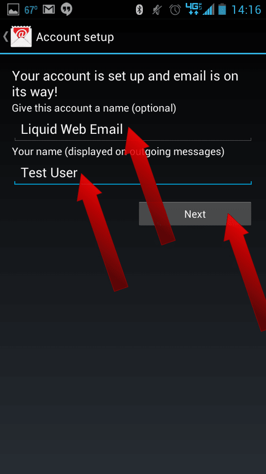 How To Setup Email on Android - 09