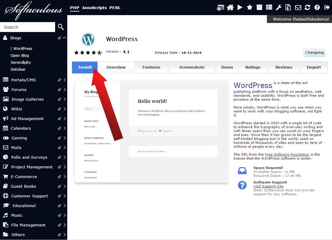 How to Install WordPress in cPanel - WHM with Softaculous