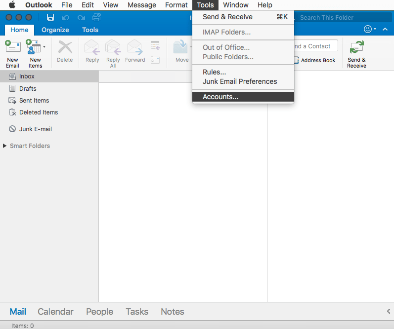 outlook 2016 for mac will not search all folders for mail