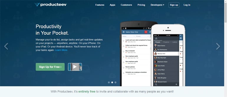 Producteev - a project management software for agencies