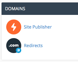 cPanel redirect