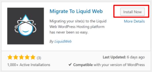 Liquid Web's Migration Plugin