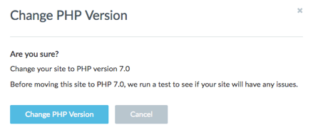 Change PHP Version