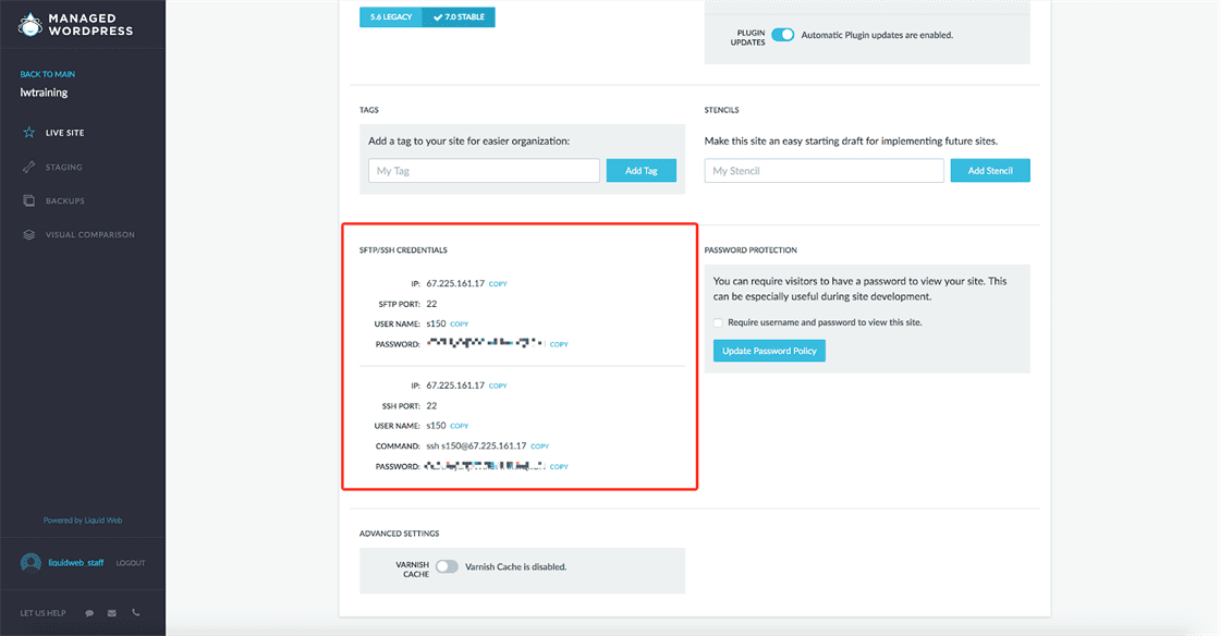 ssh-credentials