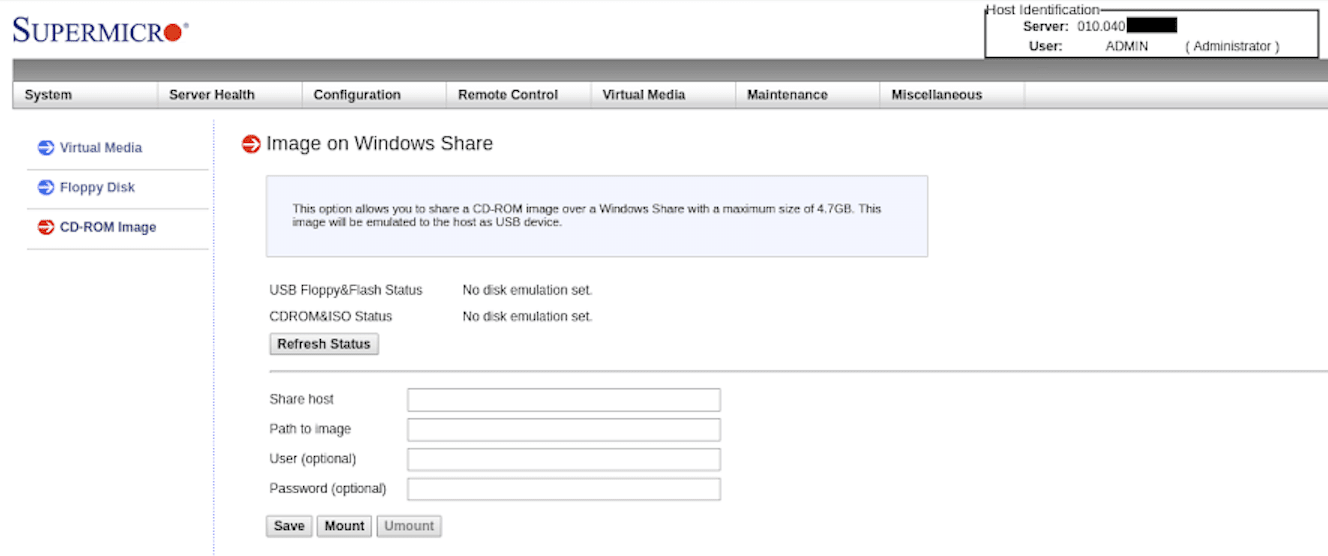 IPMI gives you the ability to add your own OS.