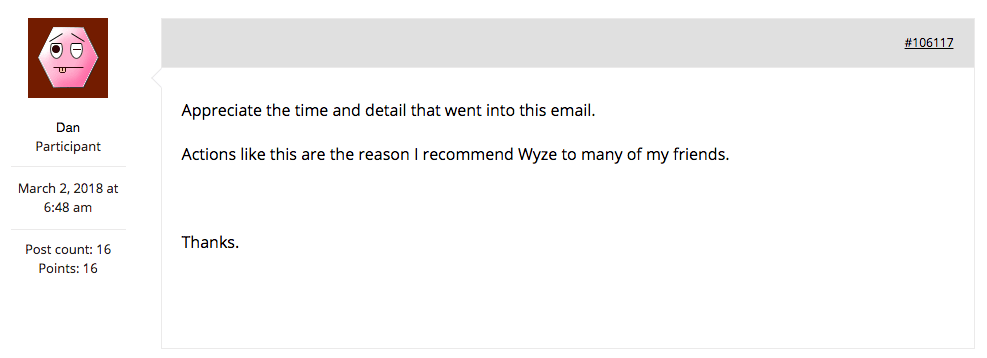 email from wyze apology reputation management