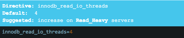 InnoDB I/O Threads