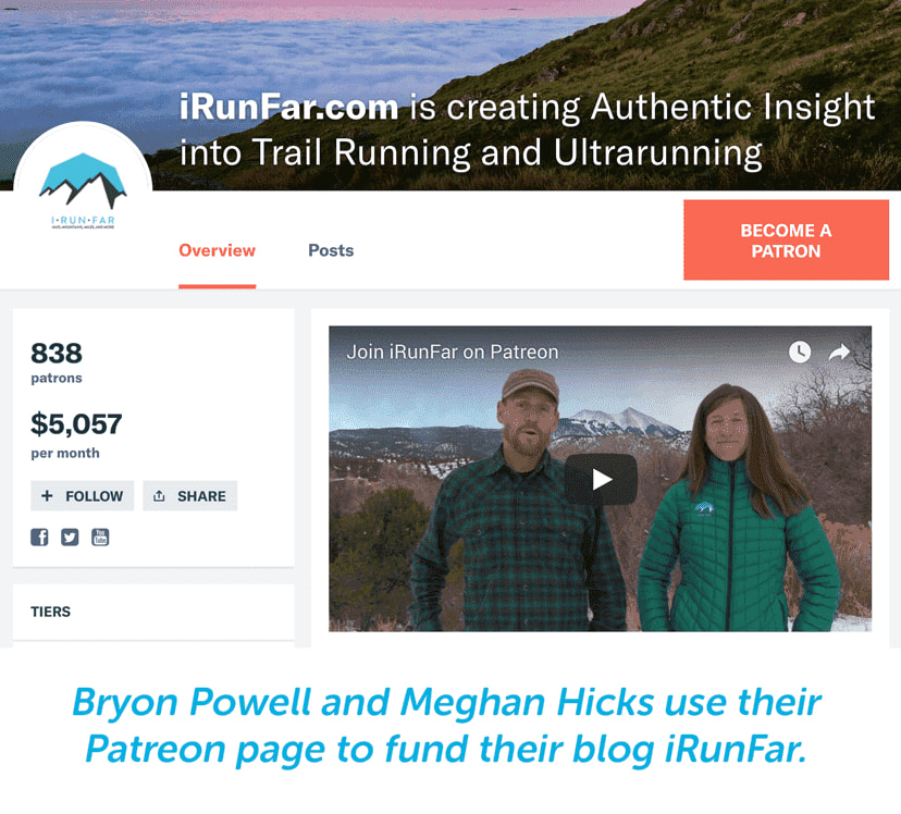 i run far funding for trailrunning blog