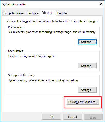 Adding Python path to Windows 10 or 11 PATH environment variable — change system properties.