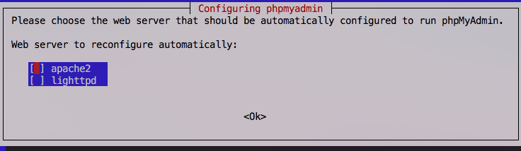 sudo apt install phpmyadmin nginx