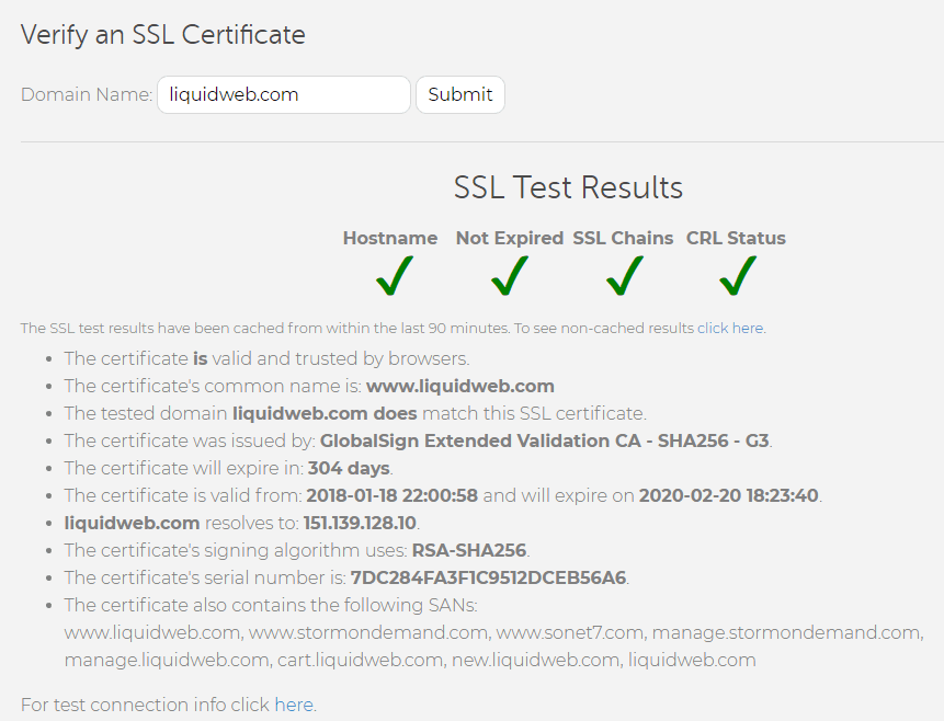 lw sslchecker details