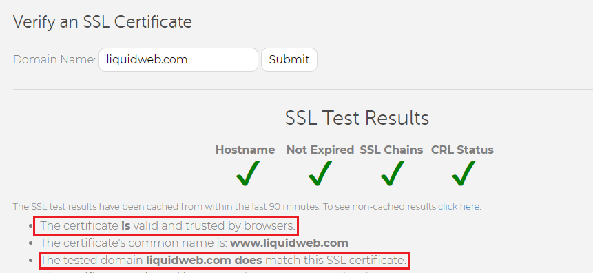 lw sslchecker valid test