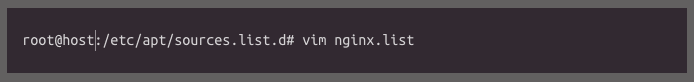 vim nginx.list