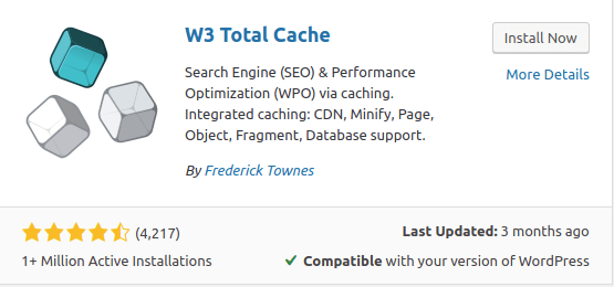 W3TC plugin