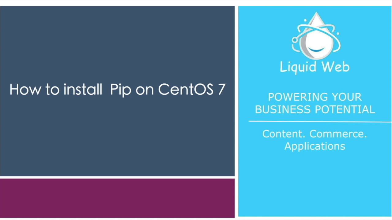 How to Install Pip on CentOS 7