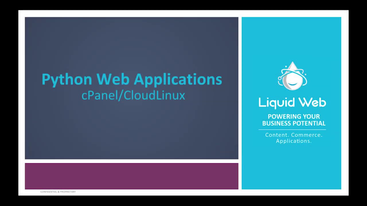 Python Web Applications In cPanel On CloudLinux