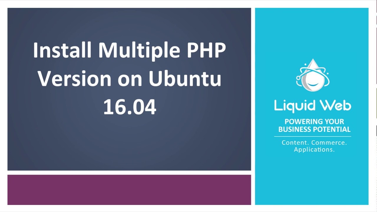 Install Multiple PHP Versions on Ubuntu 16.04