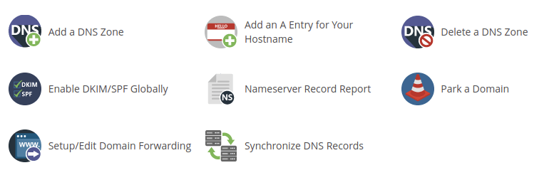 WHM DNS functions
