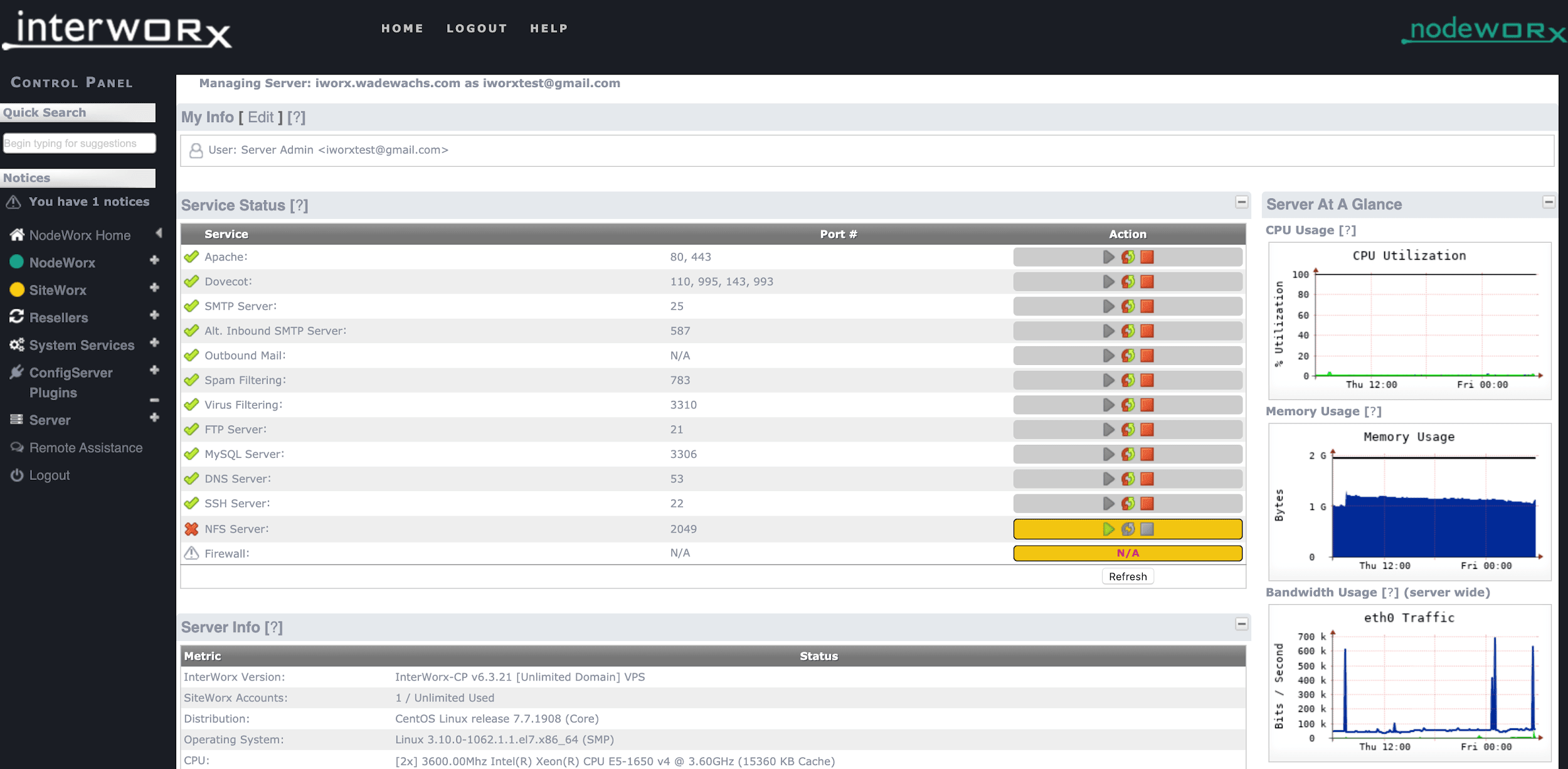 nodeworx navigation