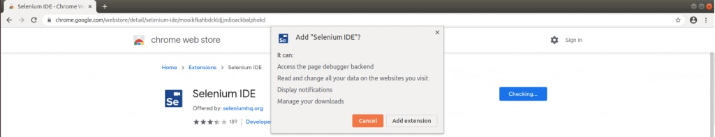 install selenium ubuntu