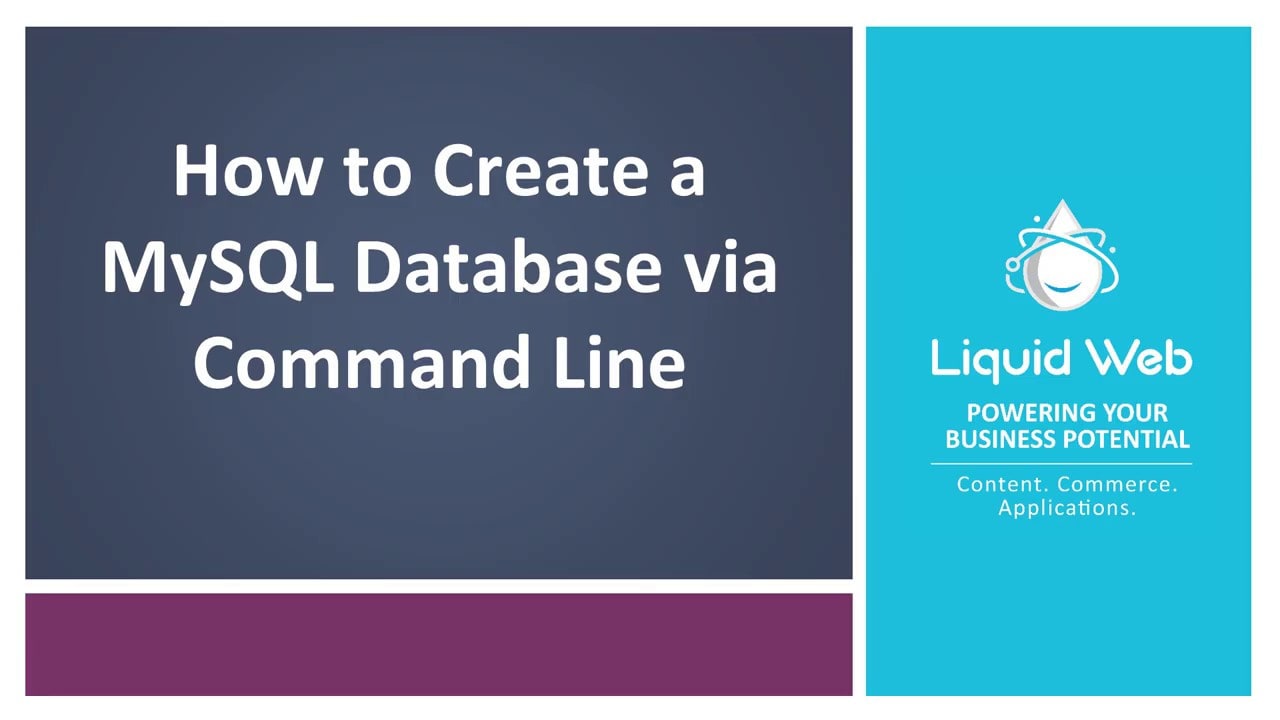 mysql connect database command