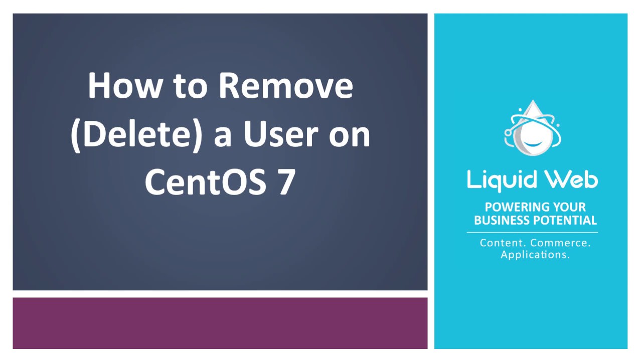 How to Remove (Delete) a User on CentOS 7