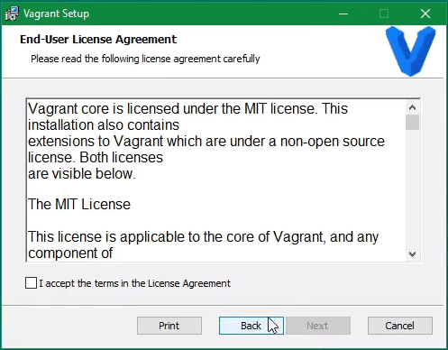 Vagrant License