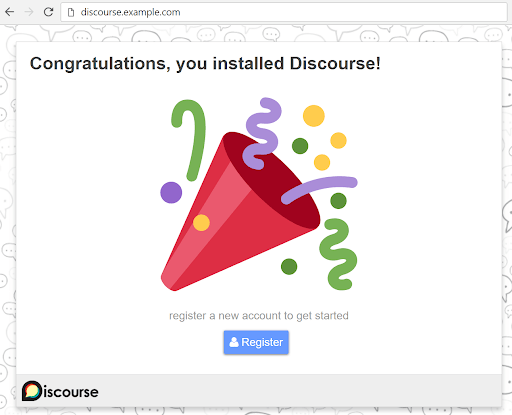 discourse.install