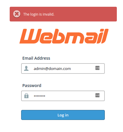 Why is your IP blocked This image is the Failed Webmail Login popup.