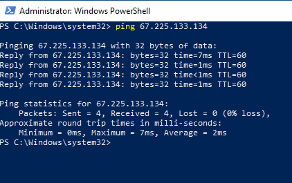 Why is your IP blocked? This is the image result for a Windows user seeing a Windows PowerShell popup.