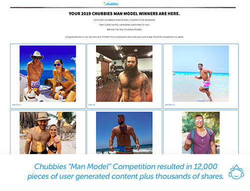 chubbies man model competition